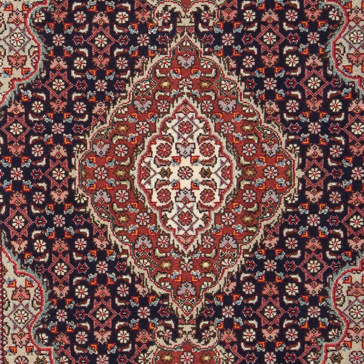 Tapis persan - Tabriz - Royal - 90 x 63 cm - bleu foncé