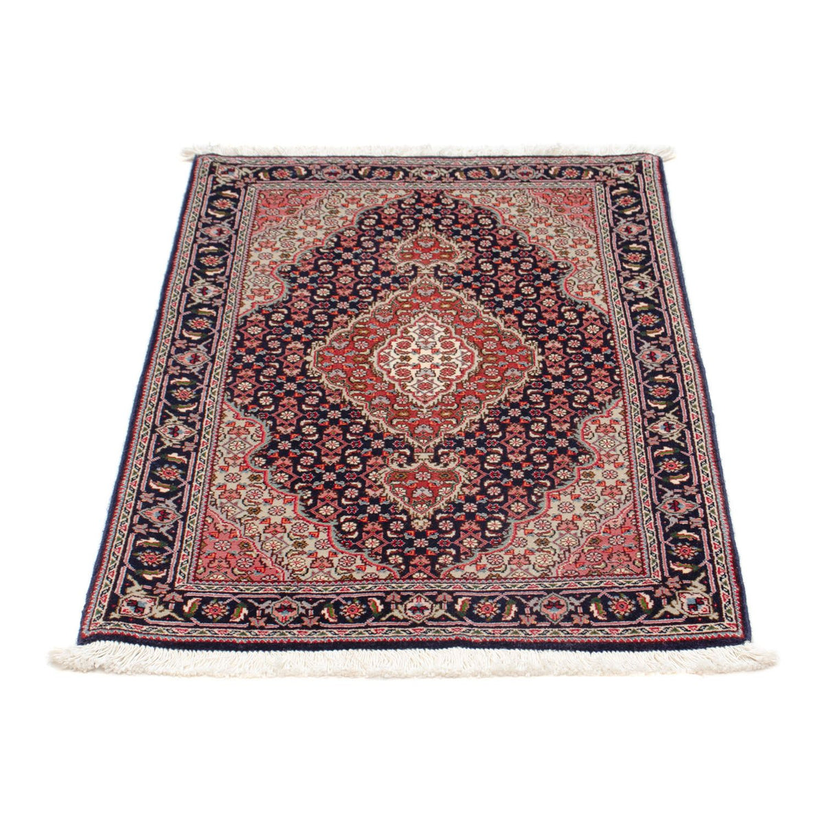 Tapis persan - Tabriz - Royal - 90 x 63 cm - bleu foncé