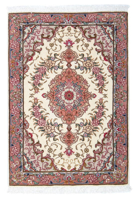 Tapis persan - Tabriz - Royal - 87 x 60 cm - beige