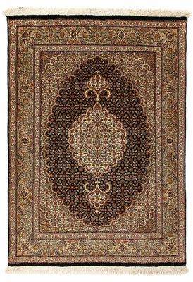 Tapis persan - Tabriz - Royal - 120 x 80 cm - bleu foncé