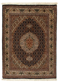 Tapis persan - Tabriz - Royal - 114 x 83 cm - bleu foncé