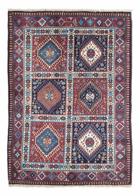 Tapis persan - Nomadic - 146 x 102 cm - rouge clair