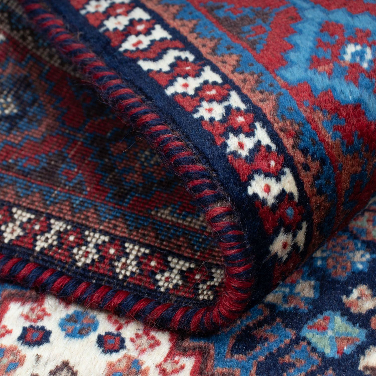 Tapis persan - Nomadic - 146 x 102 cm - rouge clair