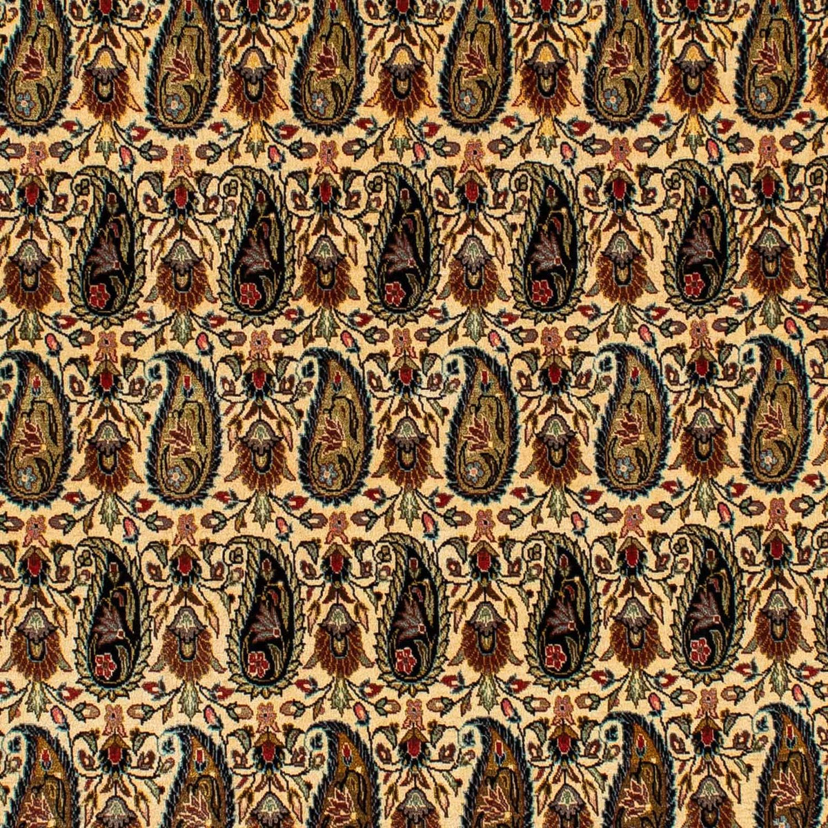 Tapis en soie - Ghom soie - Premium - 195 x 135 cm - beige clair