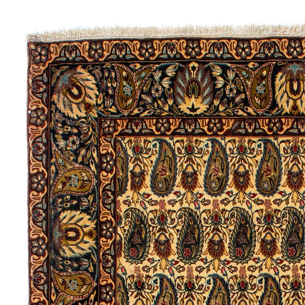 Tapis de Qom en soie Tapis 135x195cm - Tapis persan