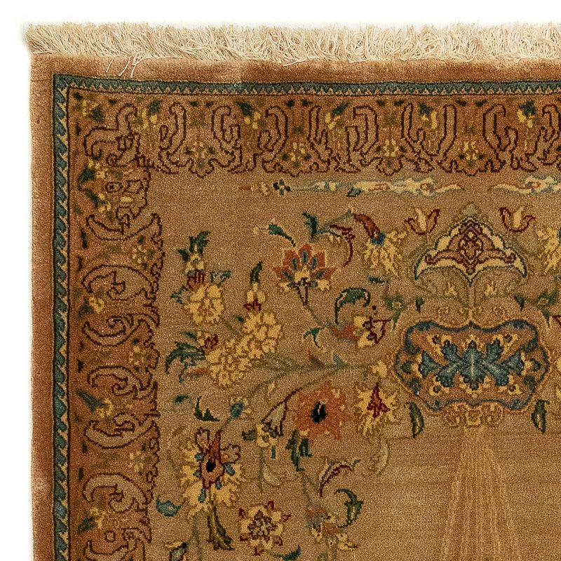 Tapis persan - Tabriz - Royal - 107 x 79 cm - marron