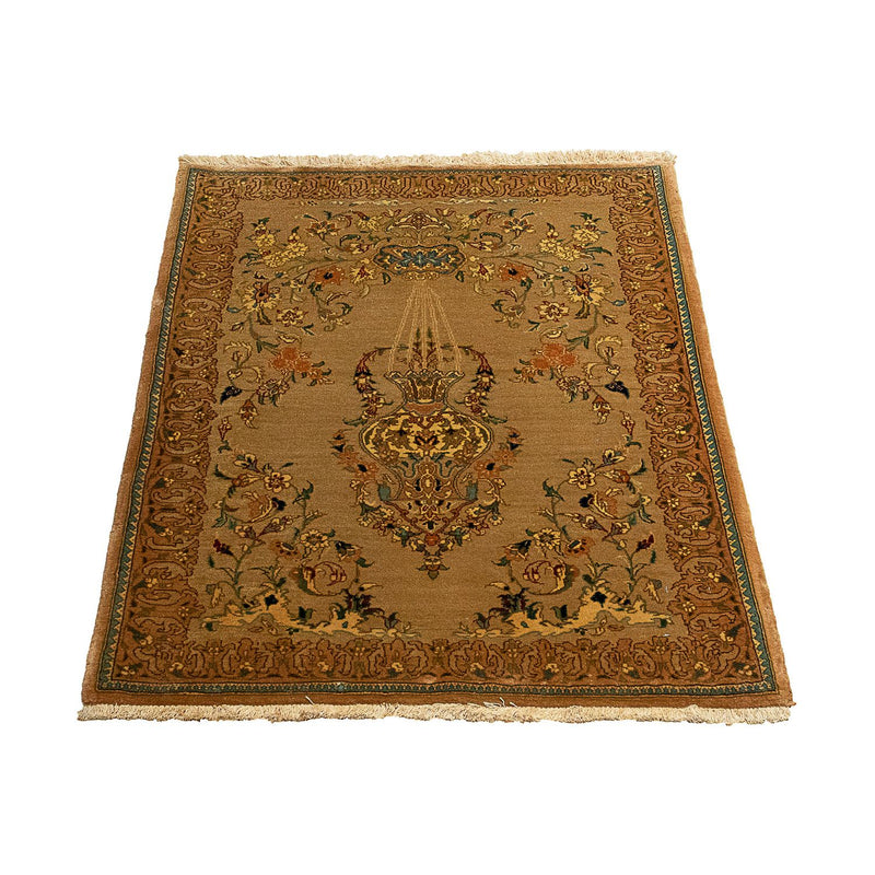 Tapis persan - Tabriz - Royal - 107 x 79 cm - marron