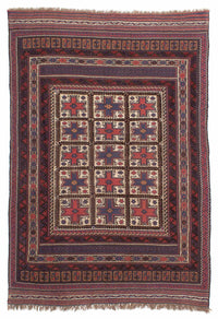Tapis Kelim - Oriental - 288 x 200 cm - marron