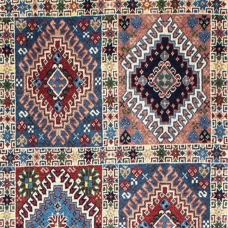 Tapis de couloir Tapis persan - Nomadic - 203 x 81 cm - bleu