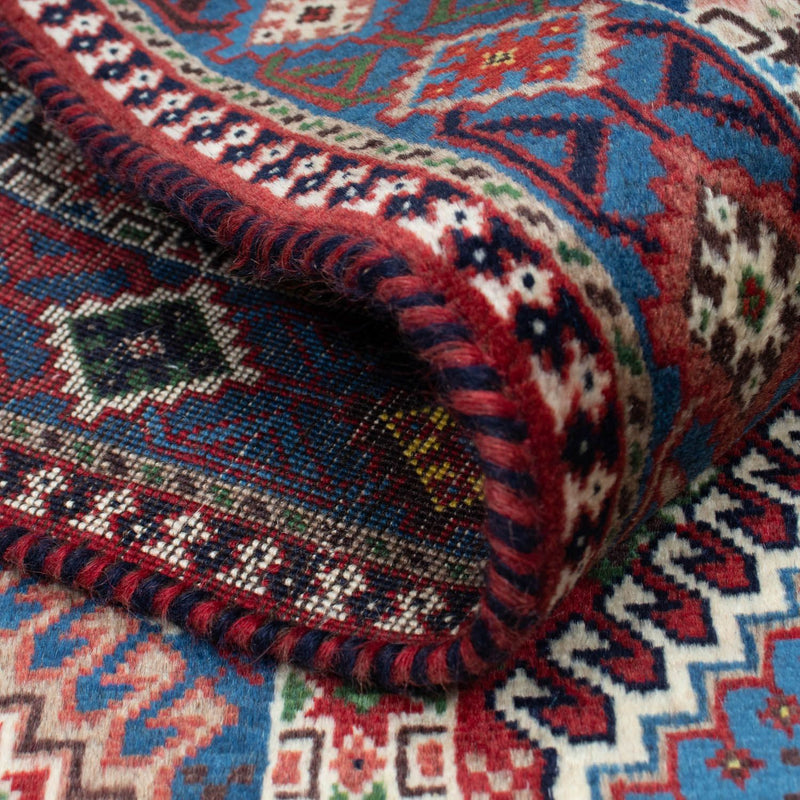 Tapis de couloir Tapis persan - Nomadic - 203 x 81 cm - bleu