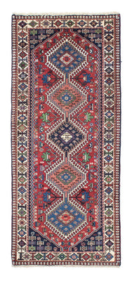 Tapis de couloir Tapis persan - Nomadic - 187 x 65 cm - rouge