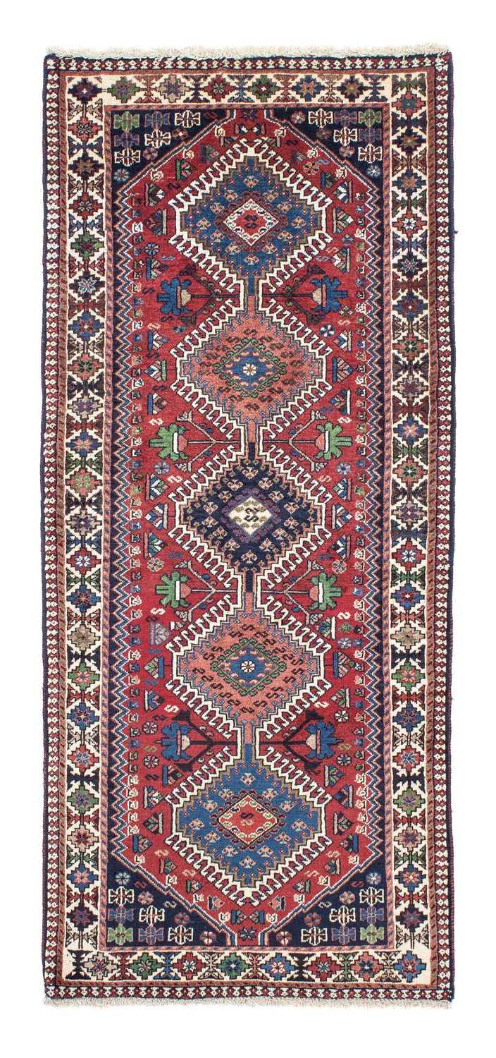 Tapis de couloir Tapis persan - Nomadic - 187 x 65 cm - rouge