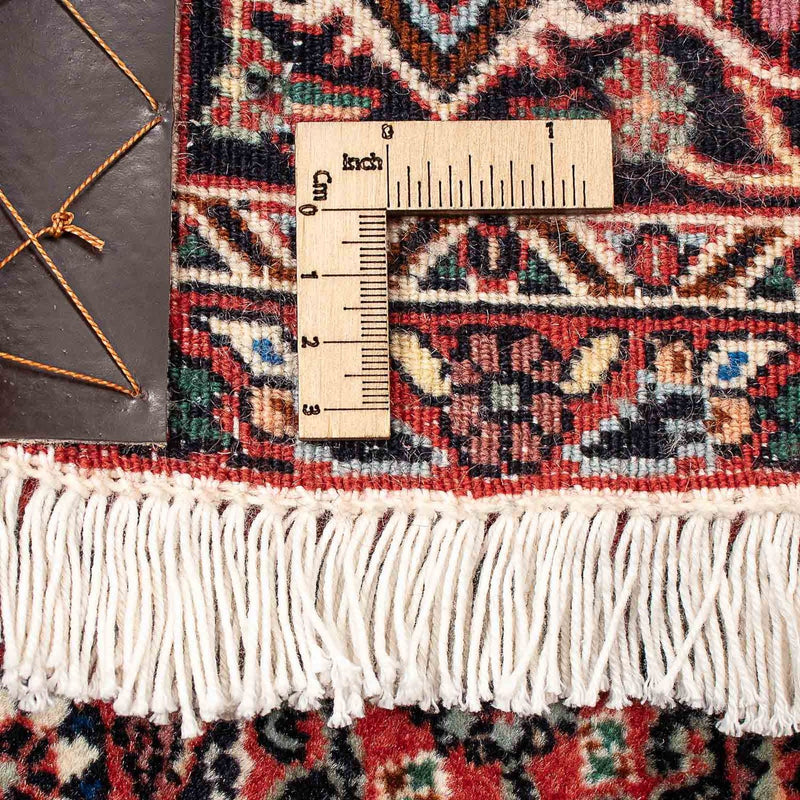 Tapis persan - Bidjar - 213 x 136 cm - rouge clair