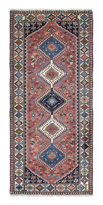 Tapis de couloir Tapis persan - Nomadic - 205 x 78 cm - rouge clair