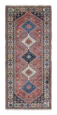 Tapis de couloir Tapis persan - Nomadic - 205 x 78 cm - rouge clair