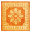 Tapis Ziegler carré  - 205 x 202 cm - rouille