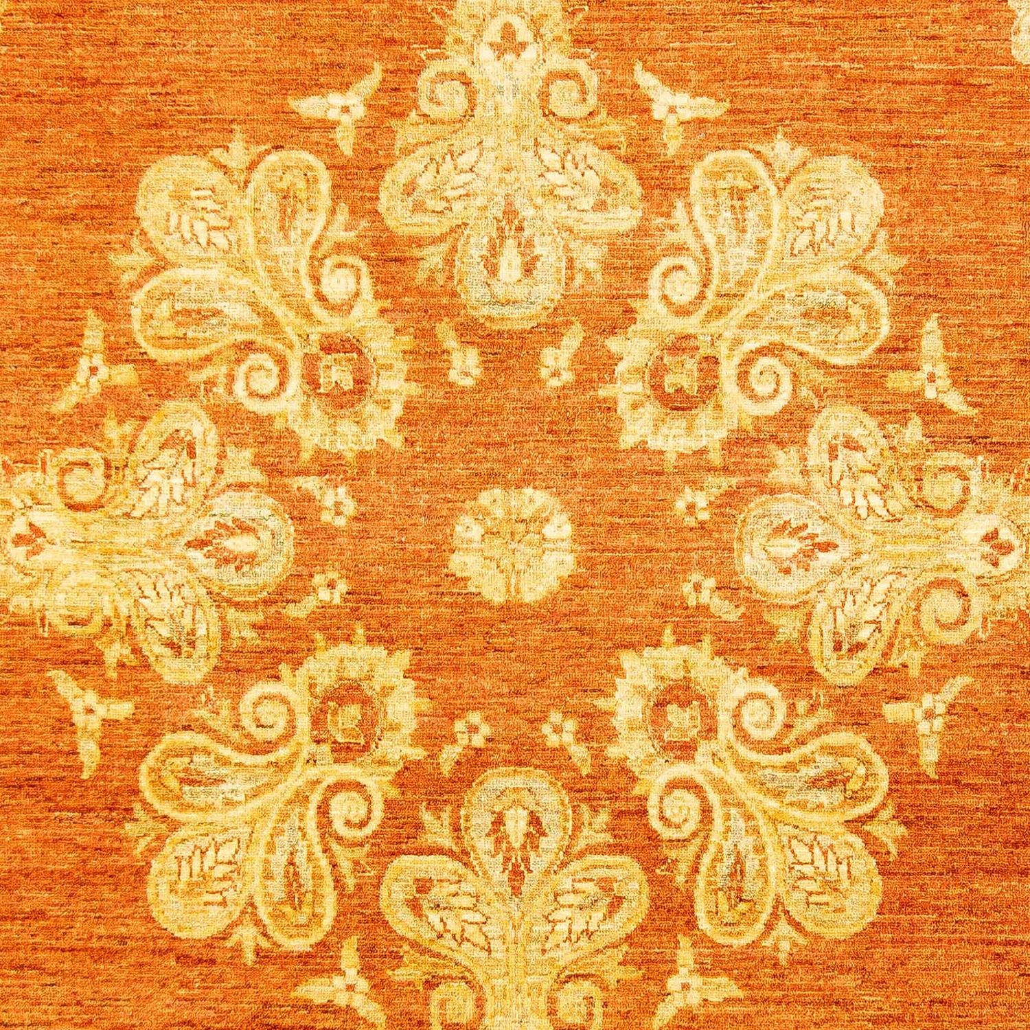 Tapis Ziegler carré  - 205 x 202 cm - rouille