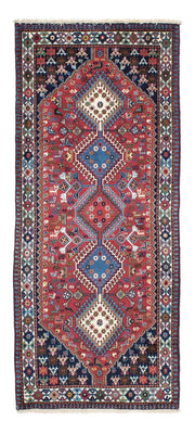 Tapis de couloir Tapis persan - Nomadic - 197 x 82 cm - rouge