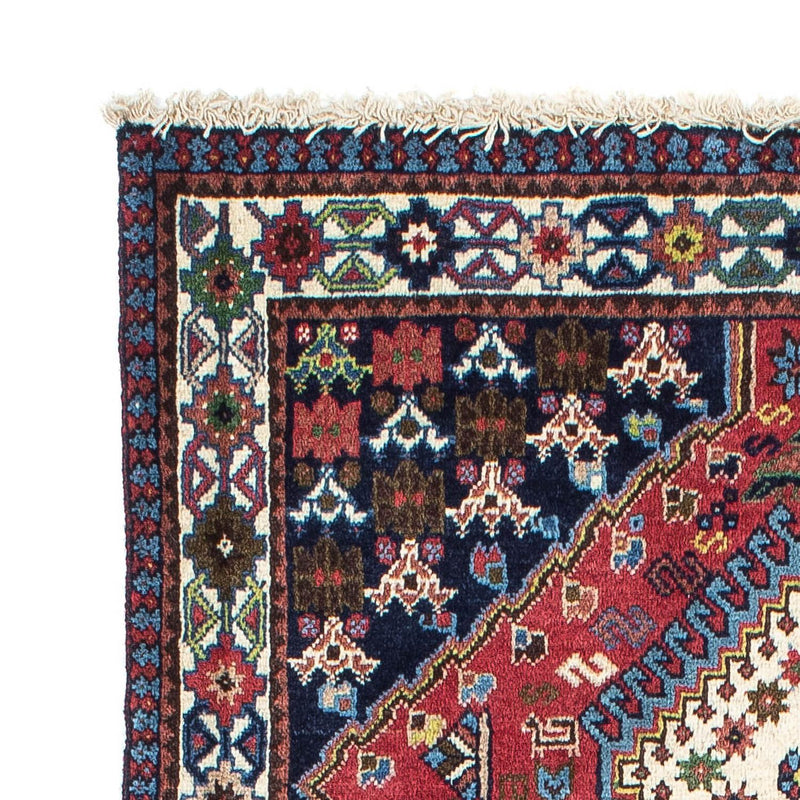Tapis de couloir Tapis persan - Nomadic - 197 x 82 cm - rouge