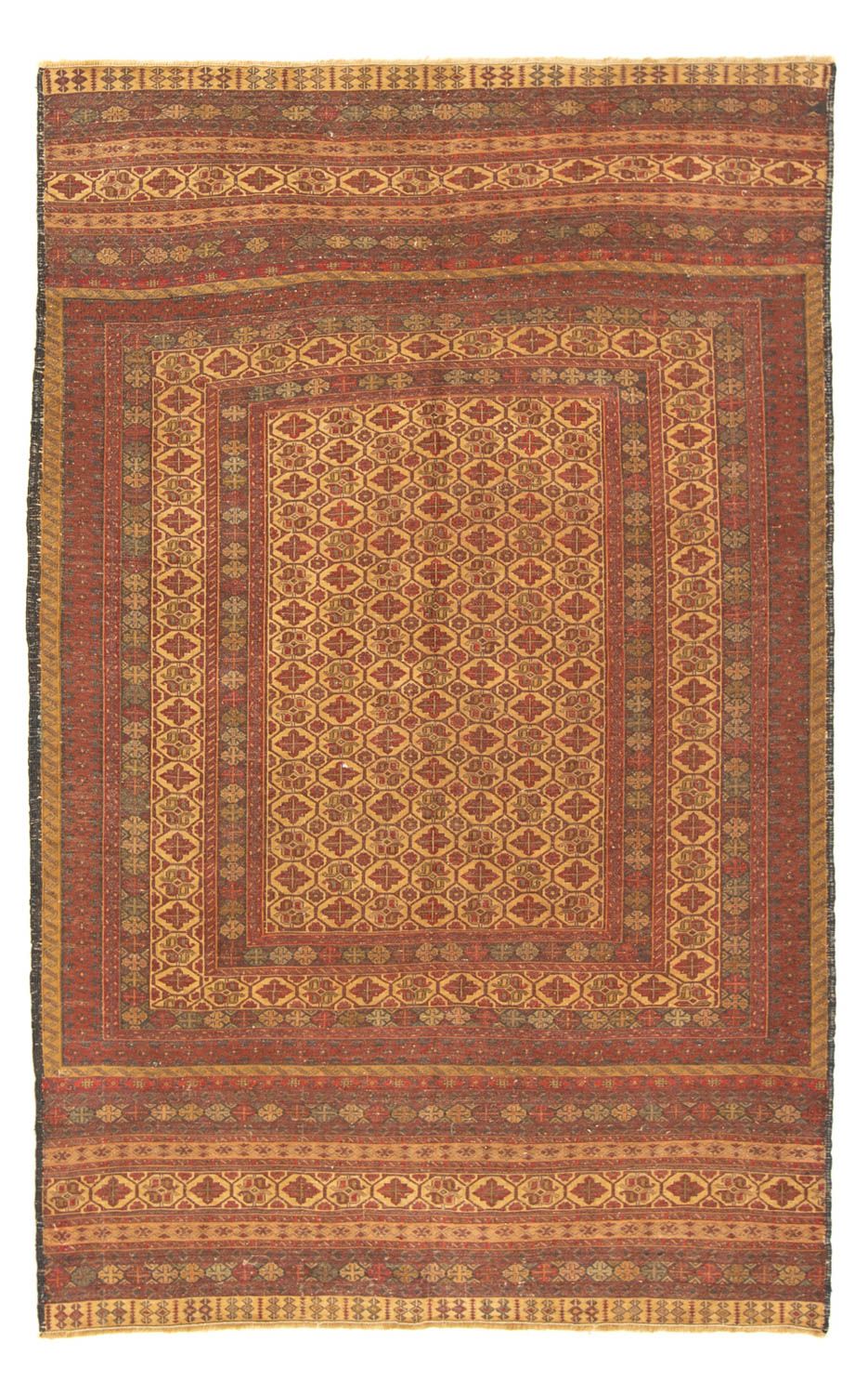 Tapis Kelim - Oriental - 199 x 130 cm - multicolore