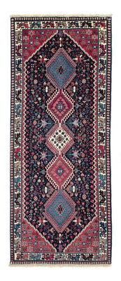 Tapis de couloir Tapis persan - Nomadic - 203 x 83 cm - bleu foncé