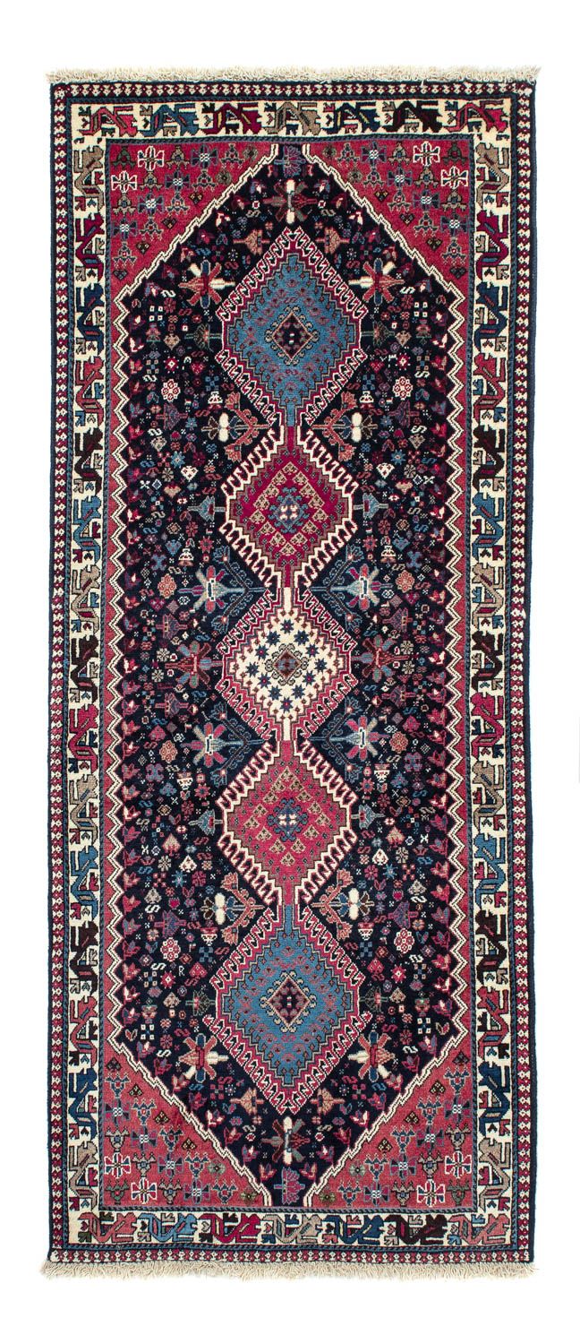Tapis de couloir Tapis persan - Nomadic - 203 x 83 cm - bleu foncé