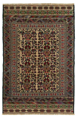 Tapis Kelim - Oriental - 147 x 96 cm - multicolore