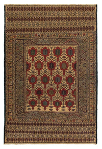 Tapis Kelim - Oriental - 138 x 94 cm - multicolore
