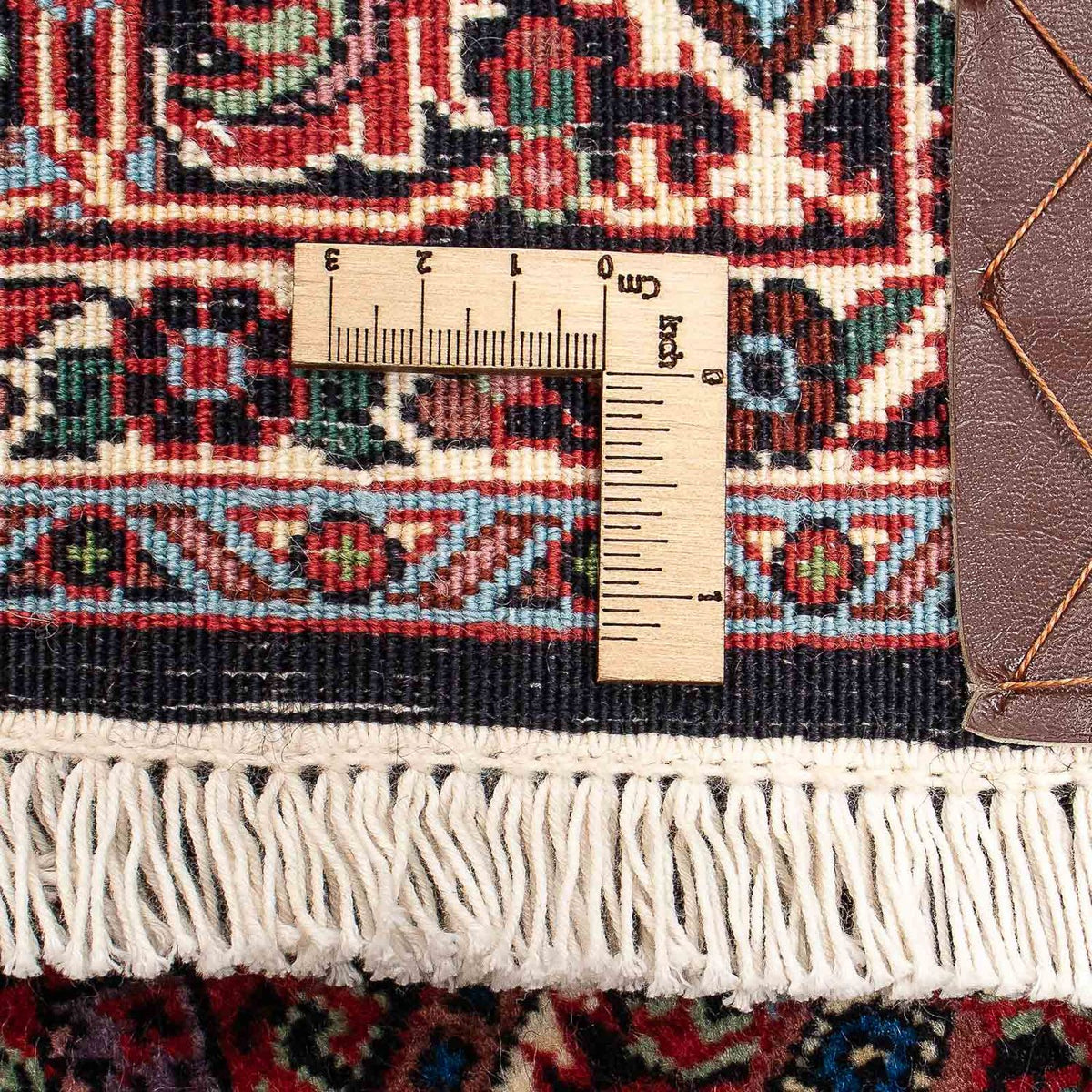 Tapis persan - Bidjar - 212 x 133 cm - bleu foncé