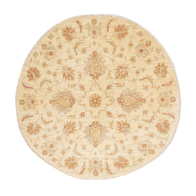 Tapis Ziegler ronde  - 150 x 148 cm - beige