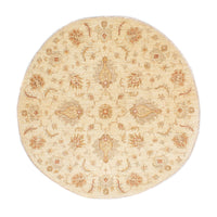 Tapis Ziegler ronde  - 150 x 148 cm - beige
