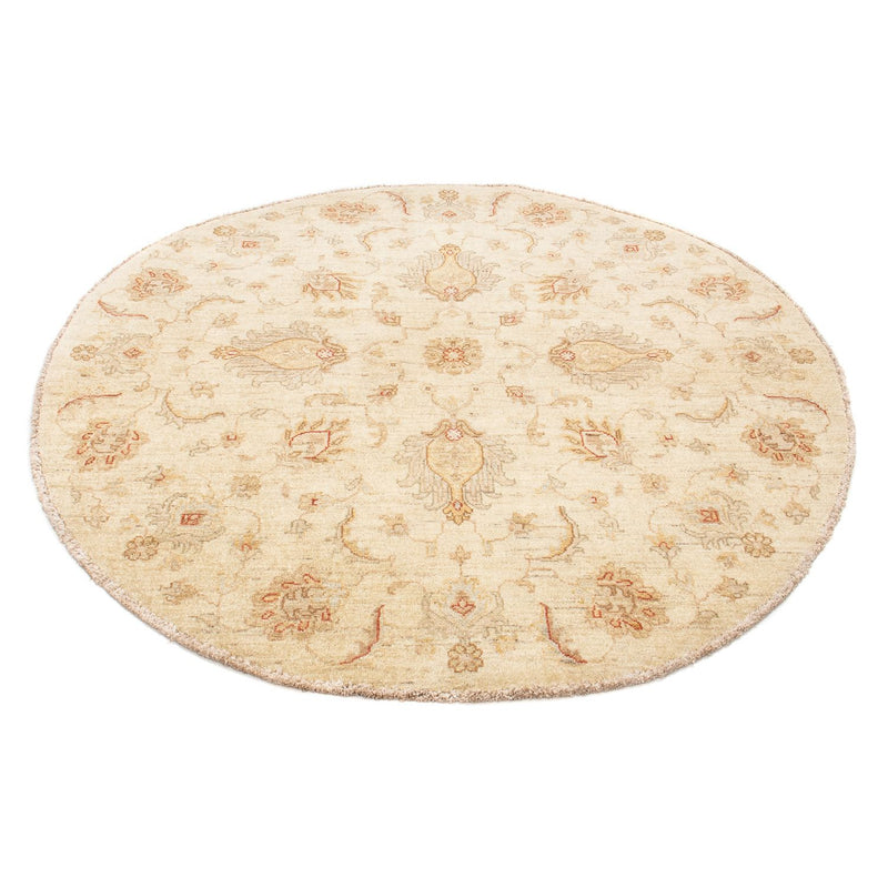 Tapis Ziegler ronde  - 150 x 148 cm - beige