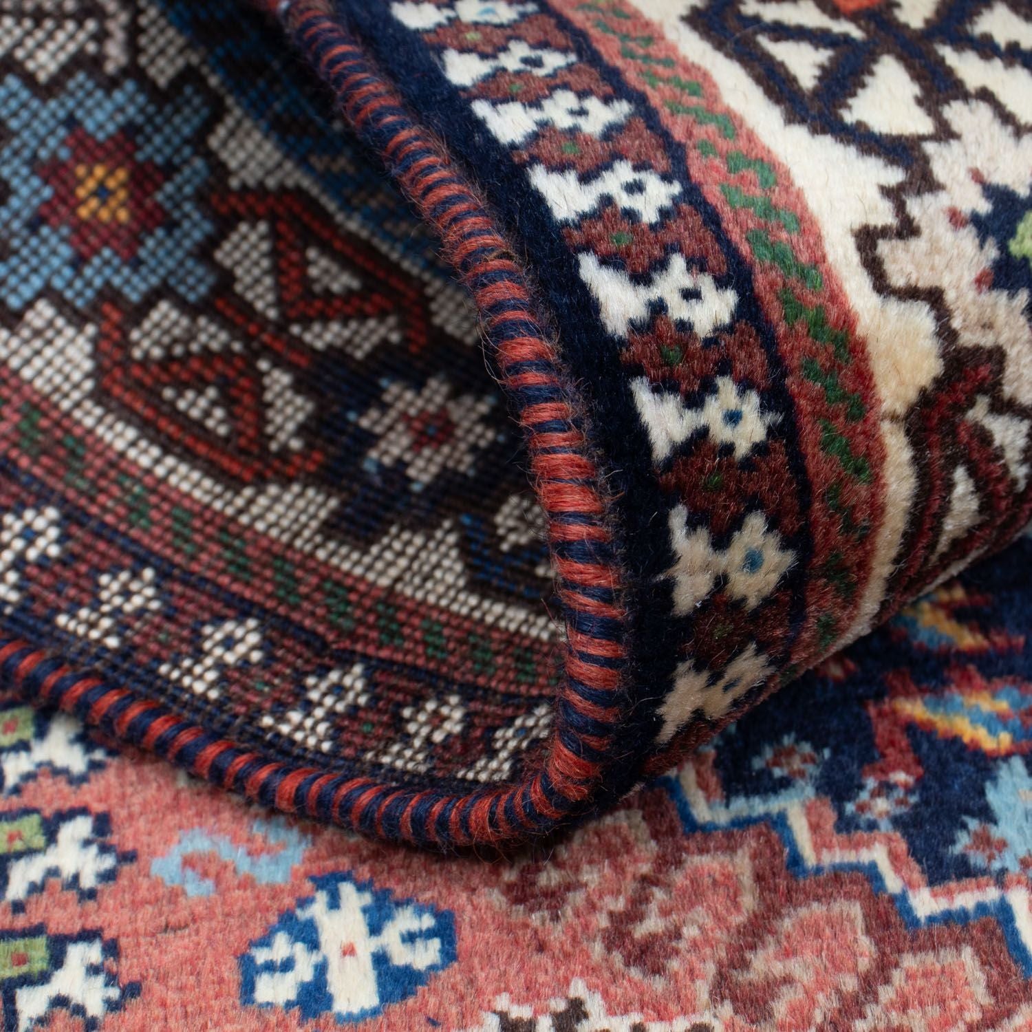 Tapis de couloir Tapis persan - Nomadic - 189 x 79 cm - rouge clair