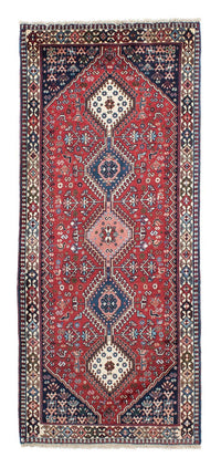 Tapis de couloir Tapis persan - Nomadic - 201 x 82 cm - rouge