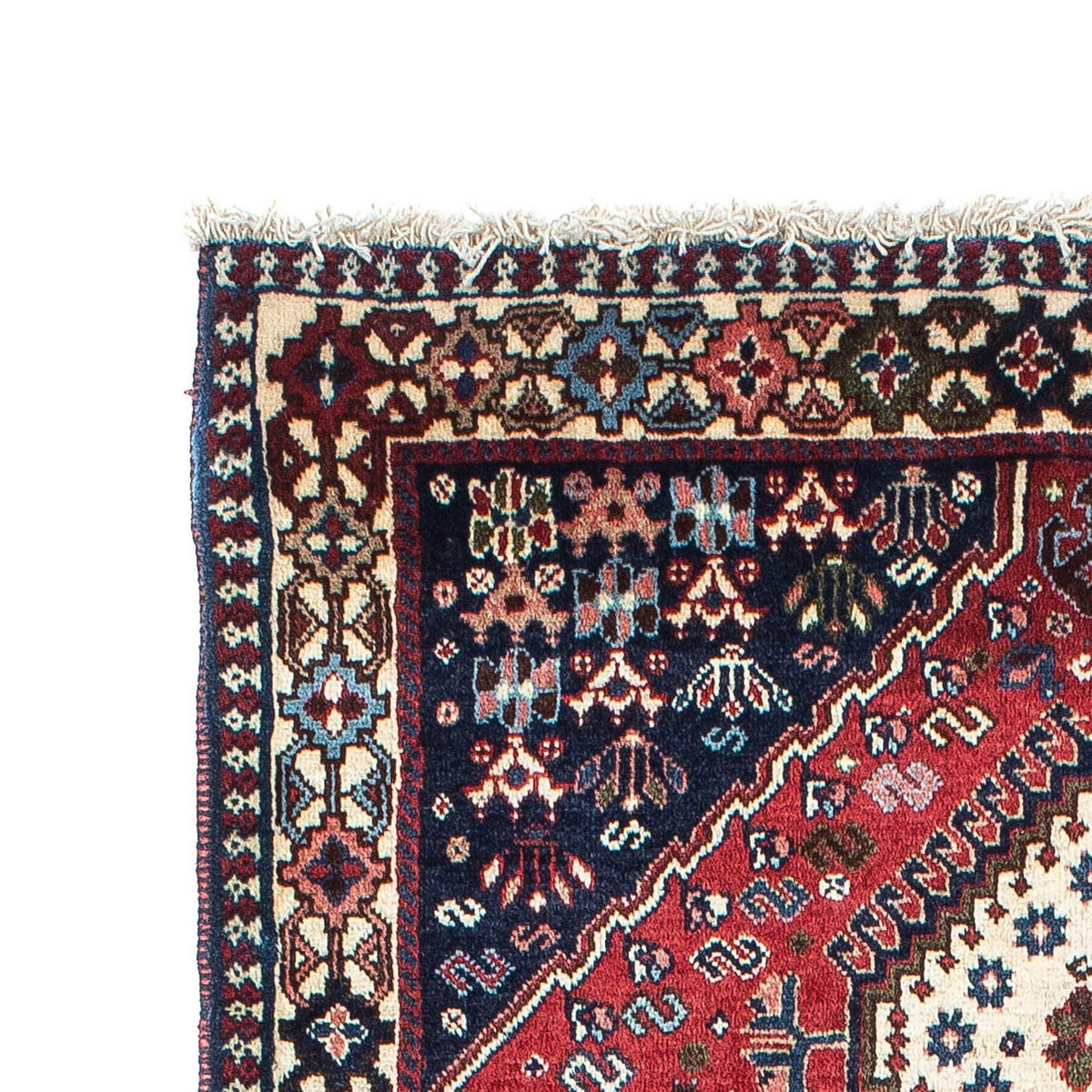 Tapis de couloir Tapis persan - Nomadic - 201 x 82 cm - rouge