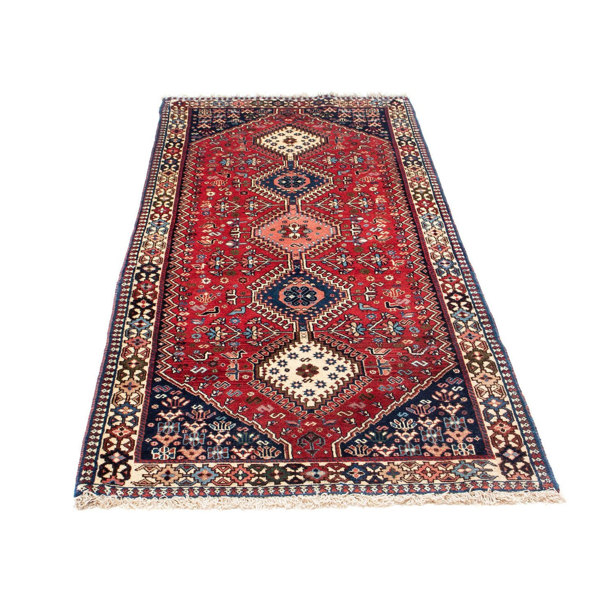 Tapis de couloir Tapis persan - Nomadic - 201 x 82 cm - rouge