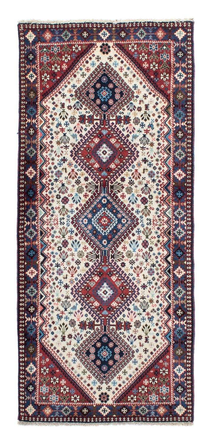 Tapis de couloir Tapis persan - Nomadic - 192 x 84 cm - beige