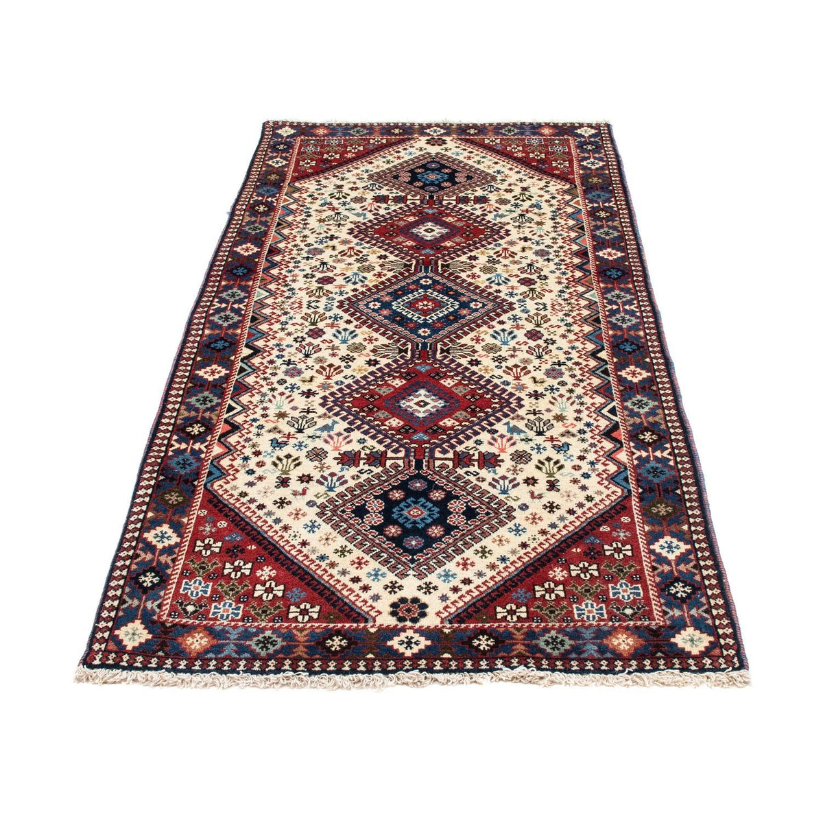 Tapis de couloir Tapis persan - Nomadic - 192 x 84 cm - beige