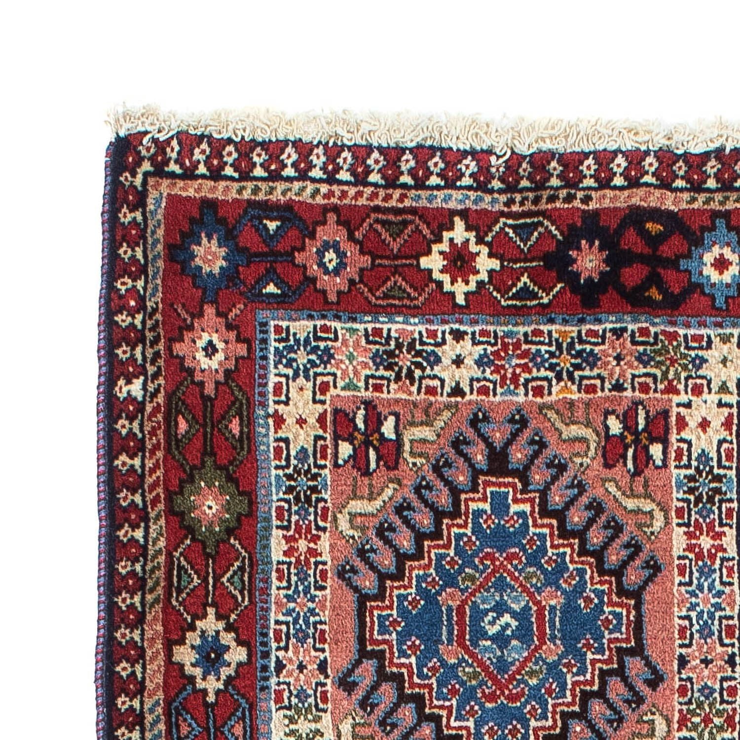 Tapis de couloir Tapis persan - Nomadic - 197 x 81 cm - rouge clair