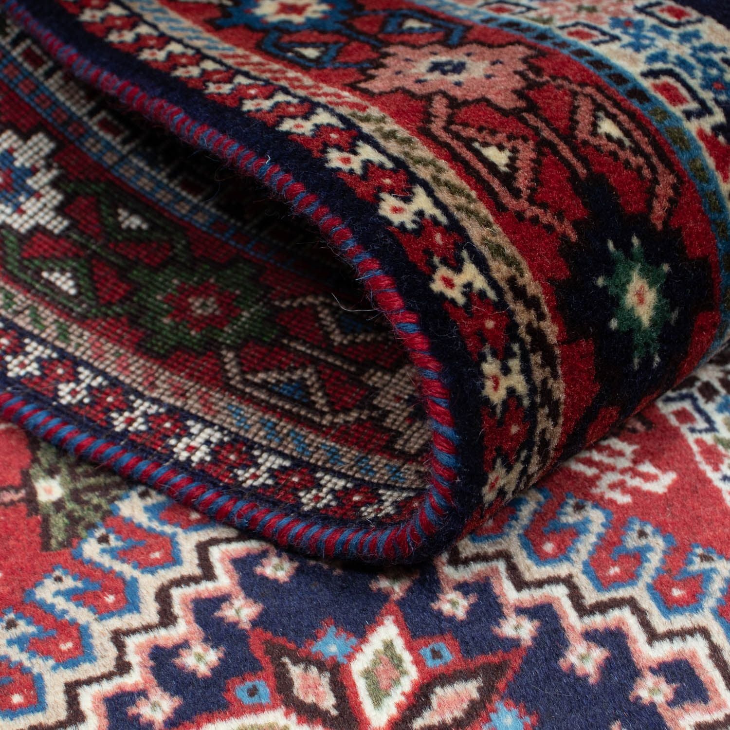 Tapis de couloir Tapis persan - Nomadic - 197 x 81 cm - rouge clair