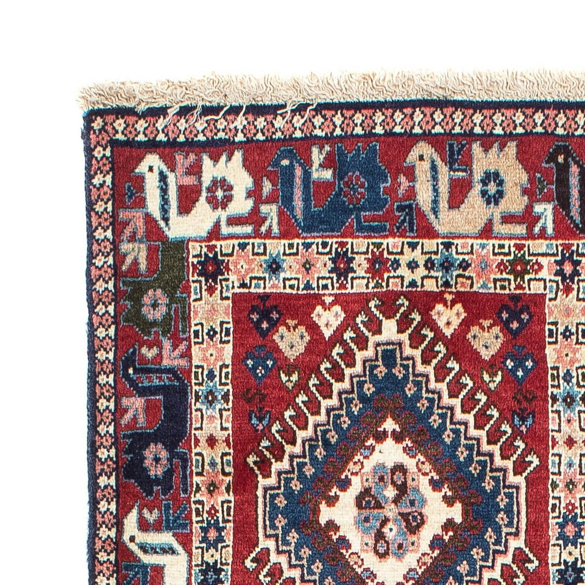 Tapis de couloir Tapis persan - Nomadic - 190 x 81 cm - rouge clair