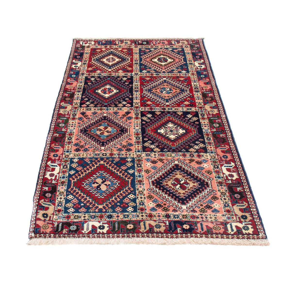 Tapis de couloir Tapis persan - Nomadic - 190 x 81 cm - rouge clair