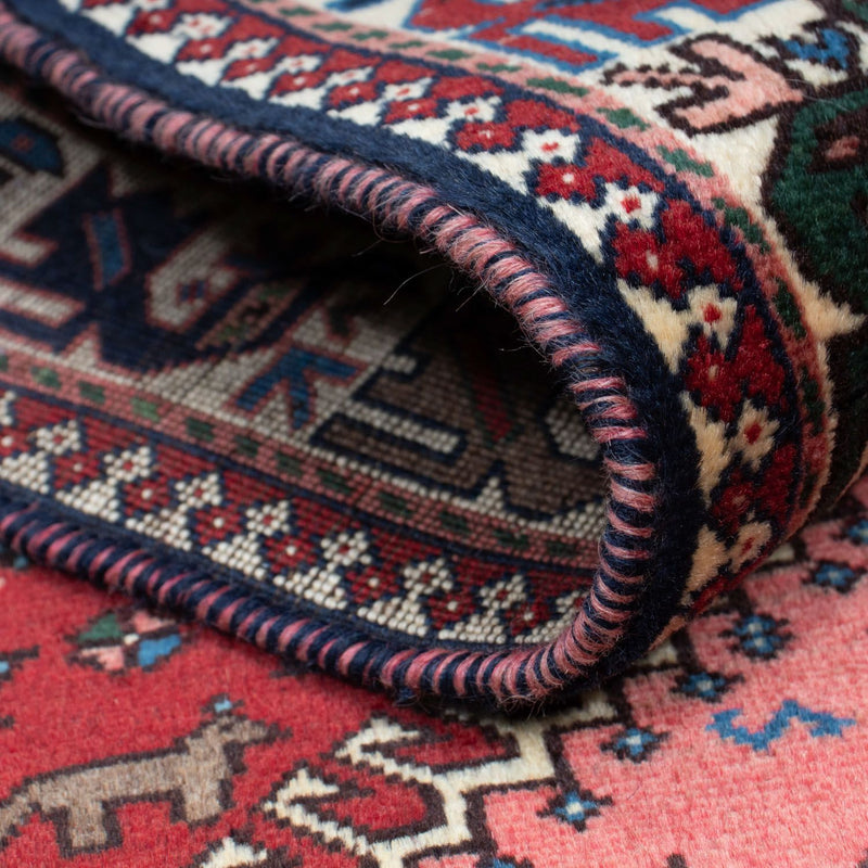 Tapis de couloir Tapis persan - Nomadic - 197 x 80 cm - rouge foncé