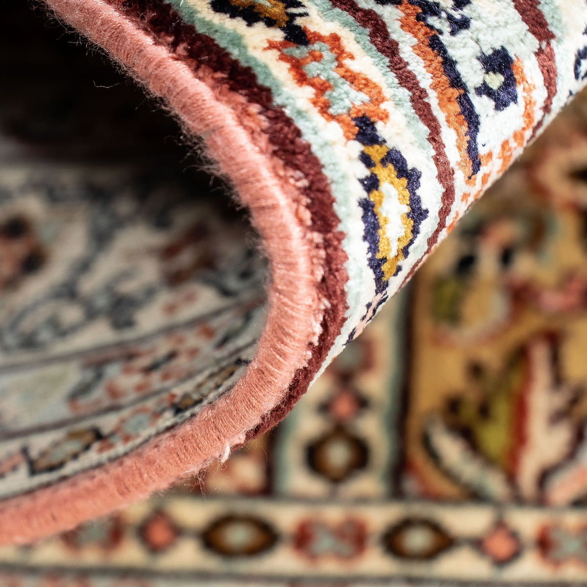 Tapis persan - Classique - 90 x 64 cm - multicolore