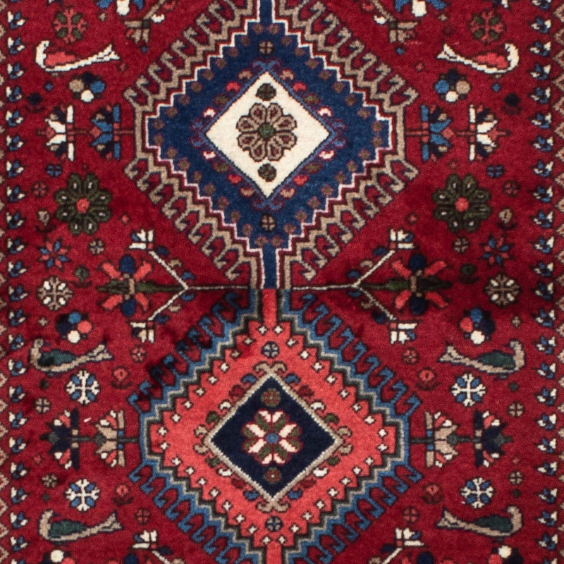 Tapis de couloir Tapis persan - Nomadic - 194 x 83 cm - rouge foncé