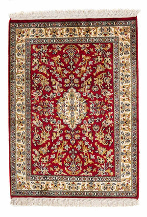 Tapis persan - Classique - 89 x 62 cm - rouge foncé