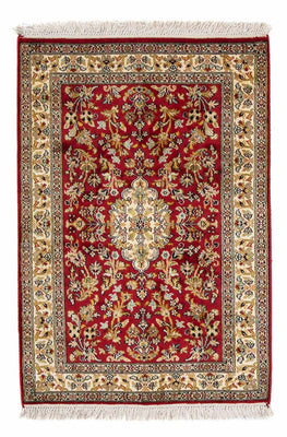 Tapis persan - Classique - 93 x 63 cm - rouge foncé