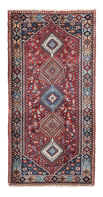 Tapis de couloir Tapis persan - Nomadic - 194 x 90 cm - rouge