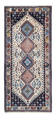 Tapis de couloir Tapis persan - Nomadic - 195 x 82 cm - beige