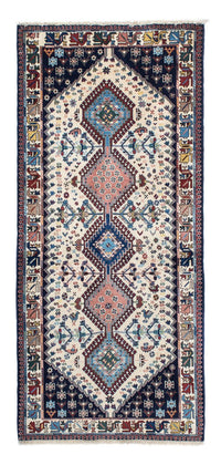 Tapis de couloir Tapis persan - Nomadic - 195 x 82 cm - beige